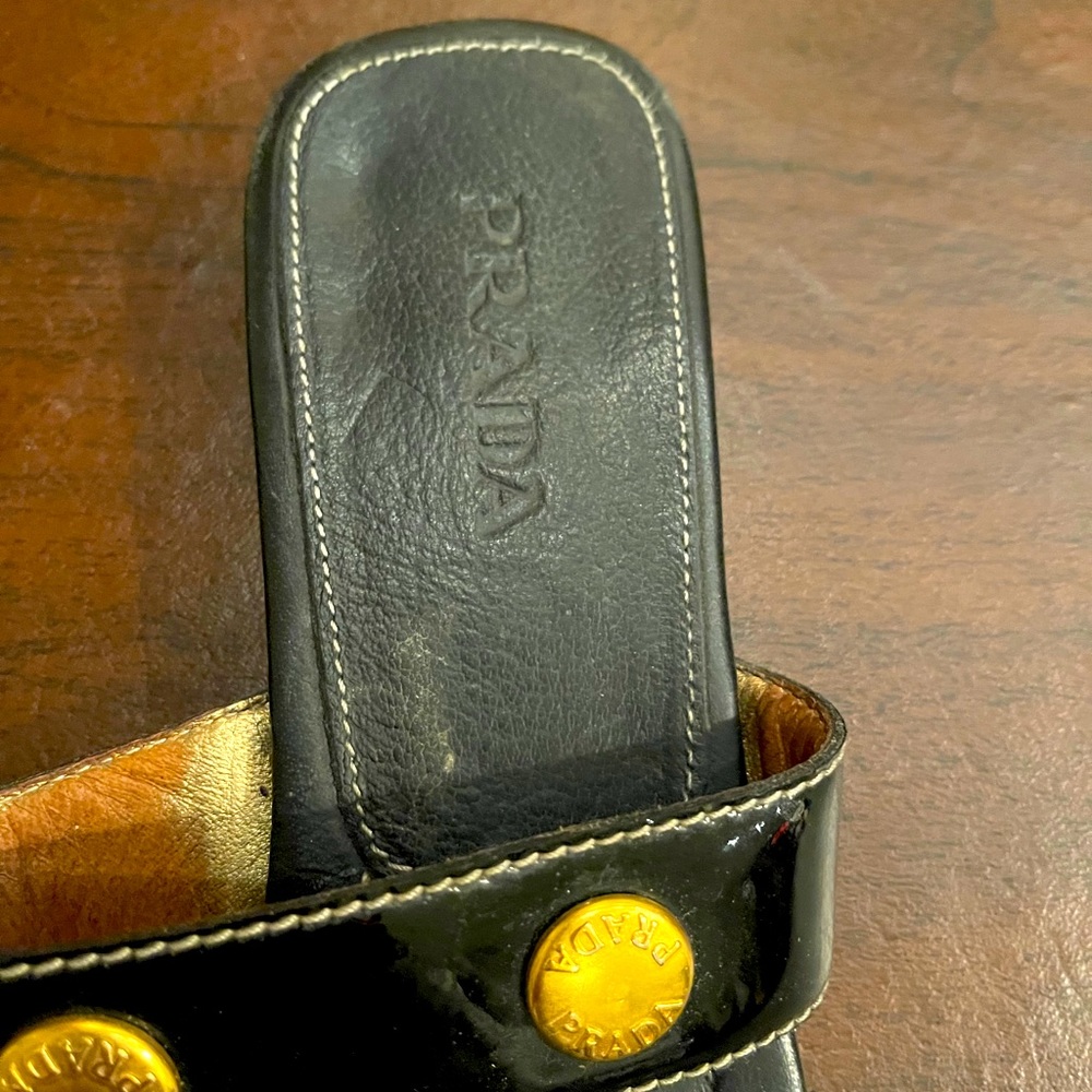 Authentic Prada leather sandals ❤️ - Picture 4 of 6